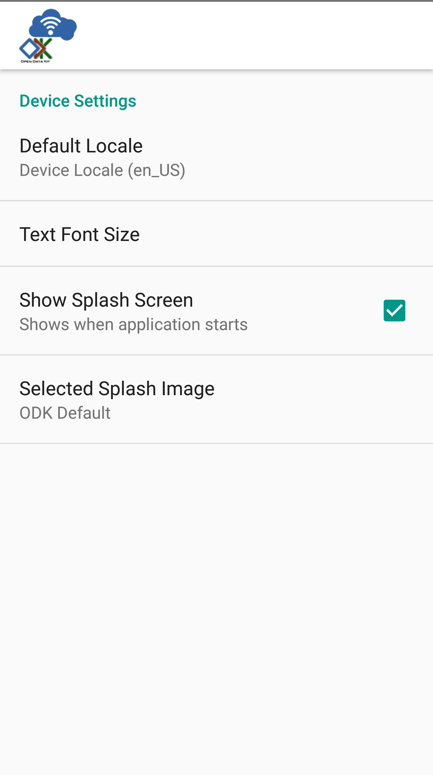 Device Settings